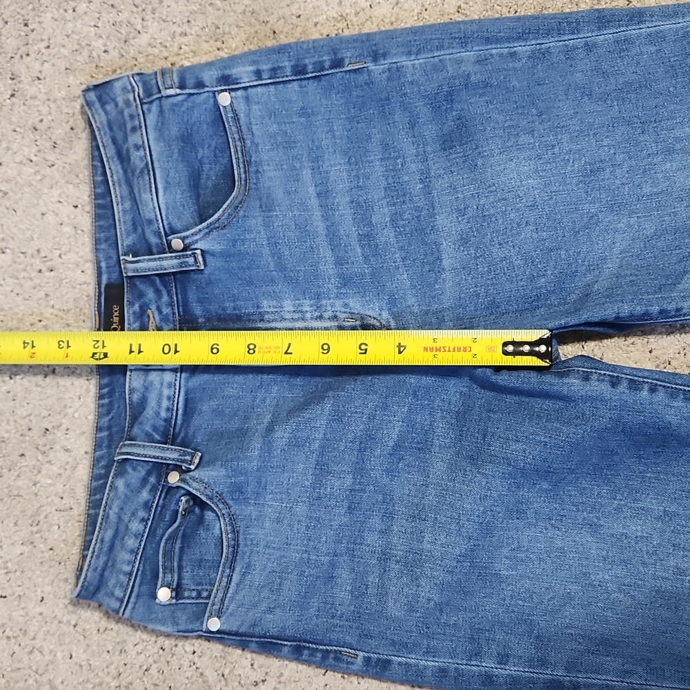 Quince Women's Straight Leg Jeans - Blue - Picture 9 of 10